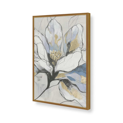 [Color:Polished Gold], Picture of art in a Polished Gold frame of the corner