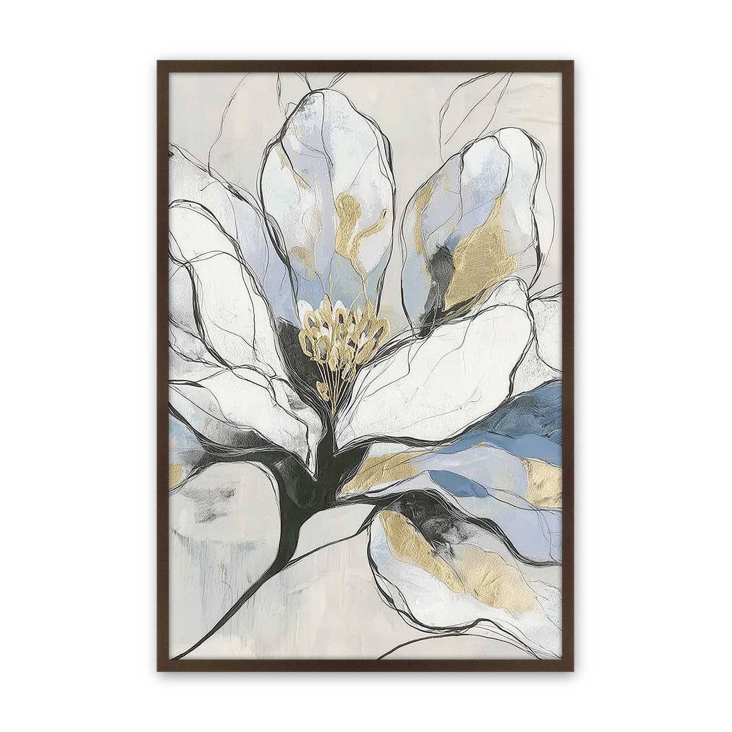 [Color:Belvinder Brown], Picture of art in a Belvinder Brown frame