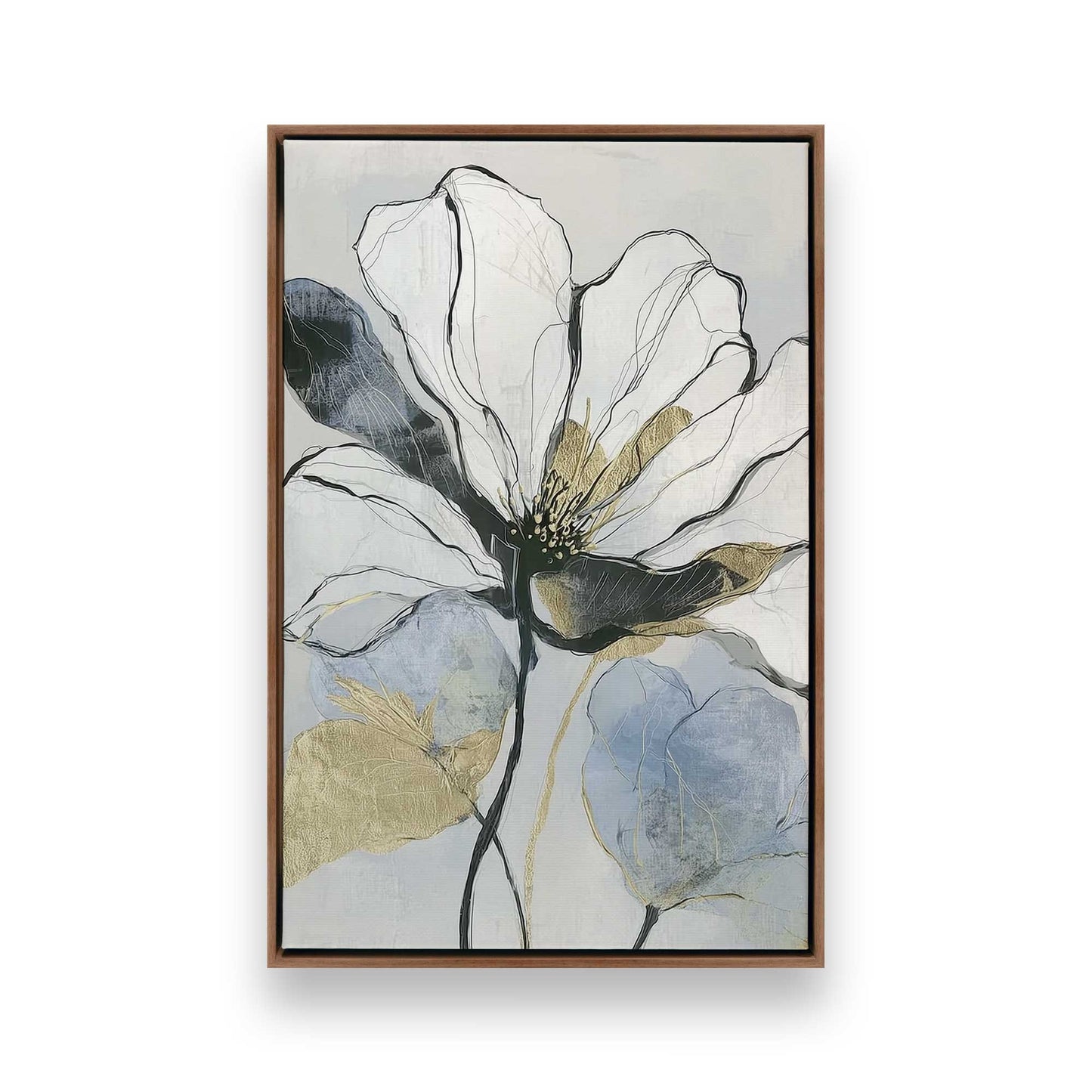 [Color:Walnut], Picture of art in a Walnut frame