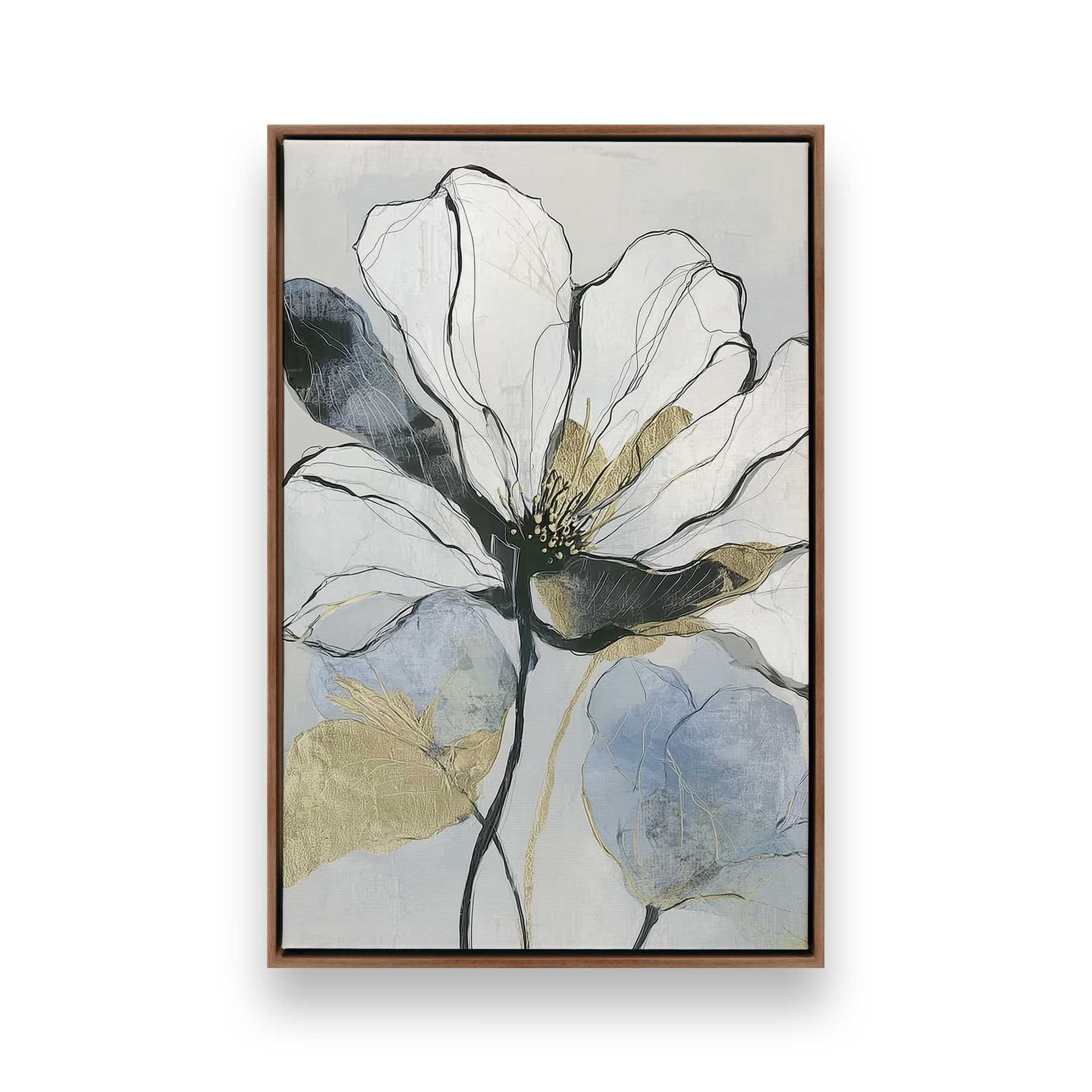 [Color:Walnut], Picture of art in a Walnut frame