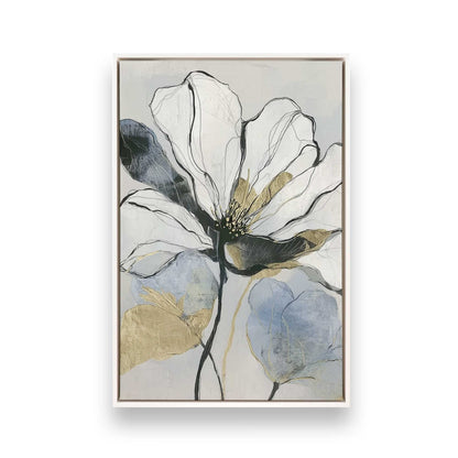[Color:Opaque White], Picture of art in a White frame