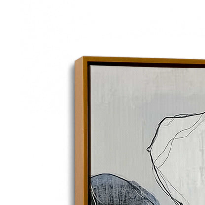 [Color:Polished Gold], Picture of art in a Polished Gold frame at an angle