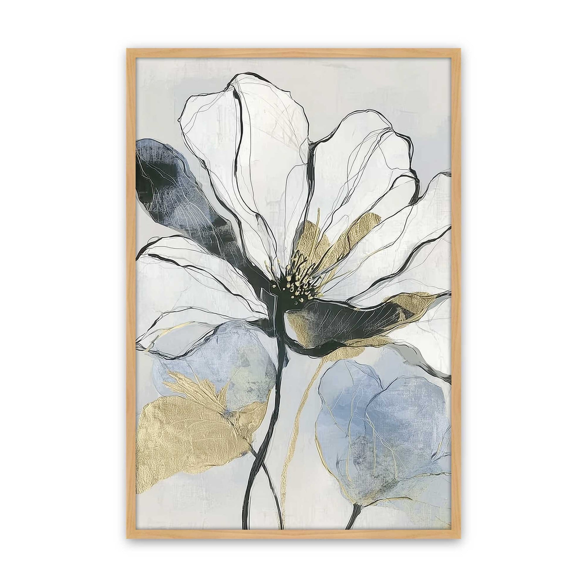 [Color:American Maple], Picture of art in a American Maple frame