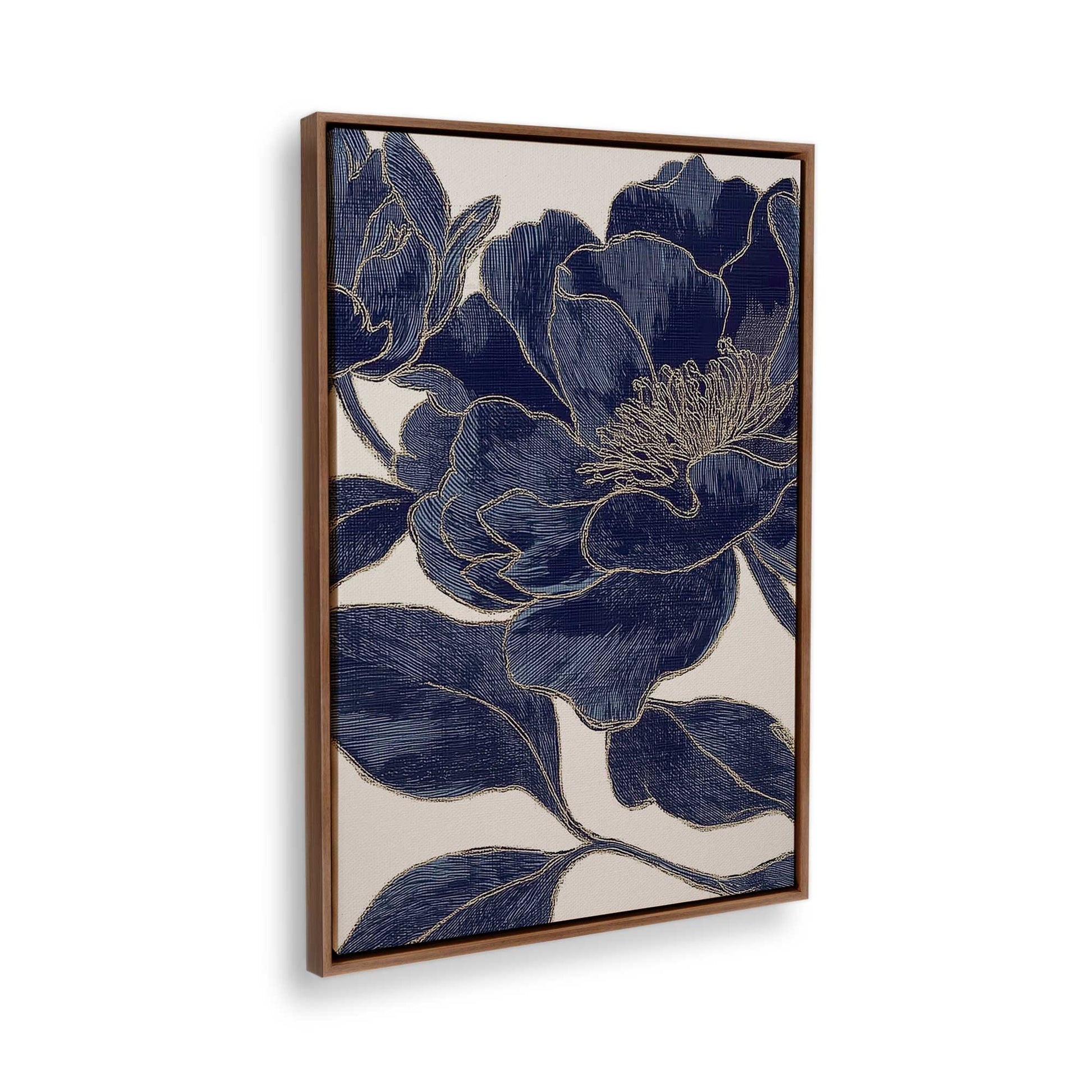 [Color:Walnut], Picture of the corner of the art