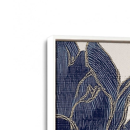 [Color:Opaque White], Picture of art in a White frame at an angle