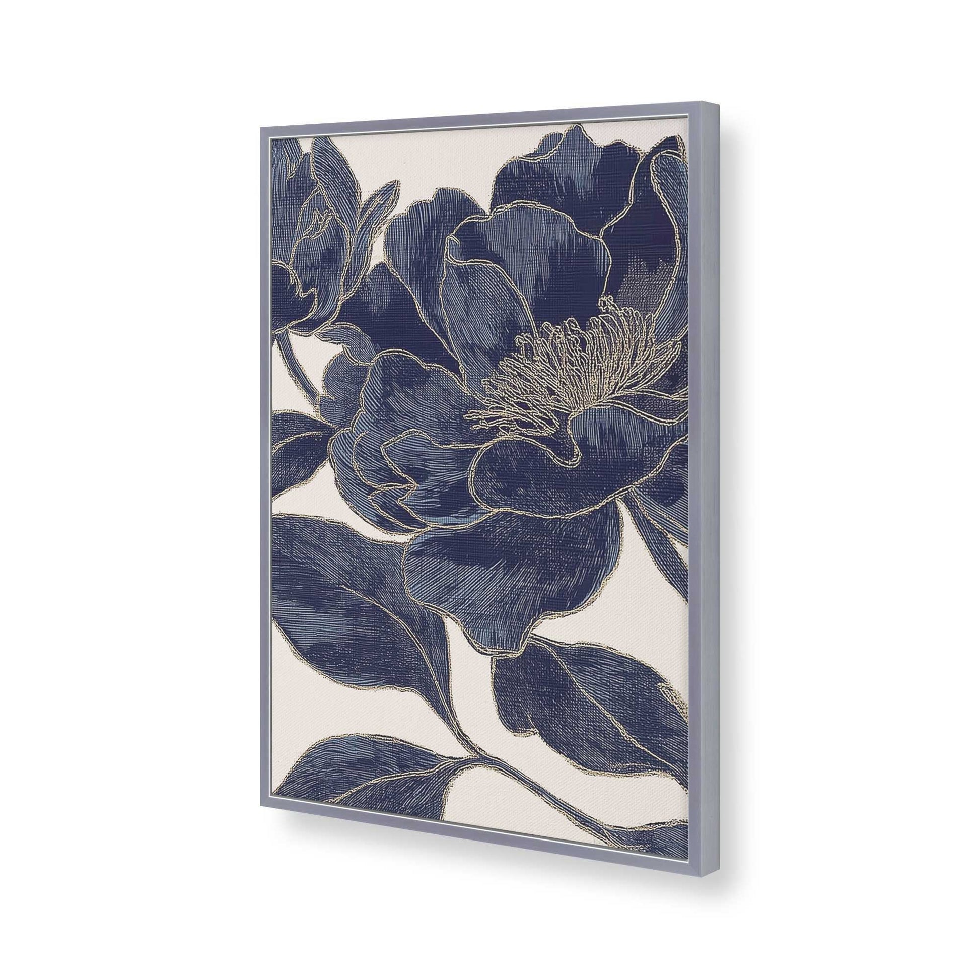 [Color:Polished Chrome], Picture of art in a Polished Chrome frame of the corner