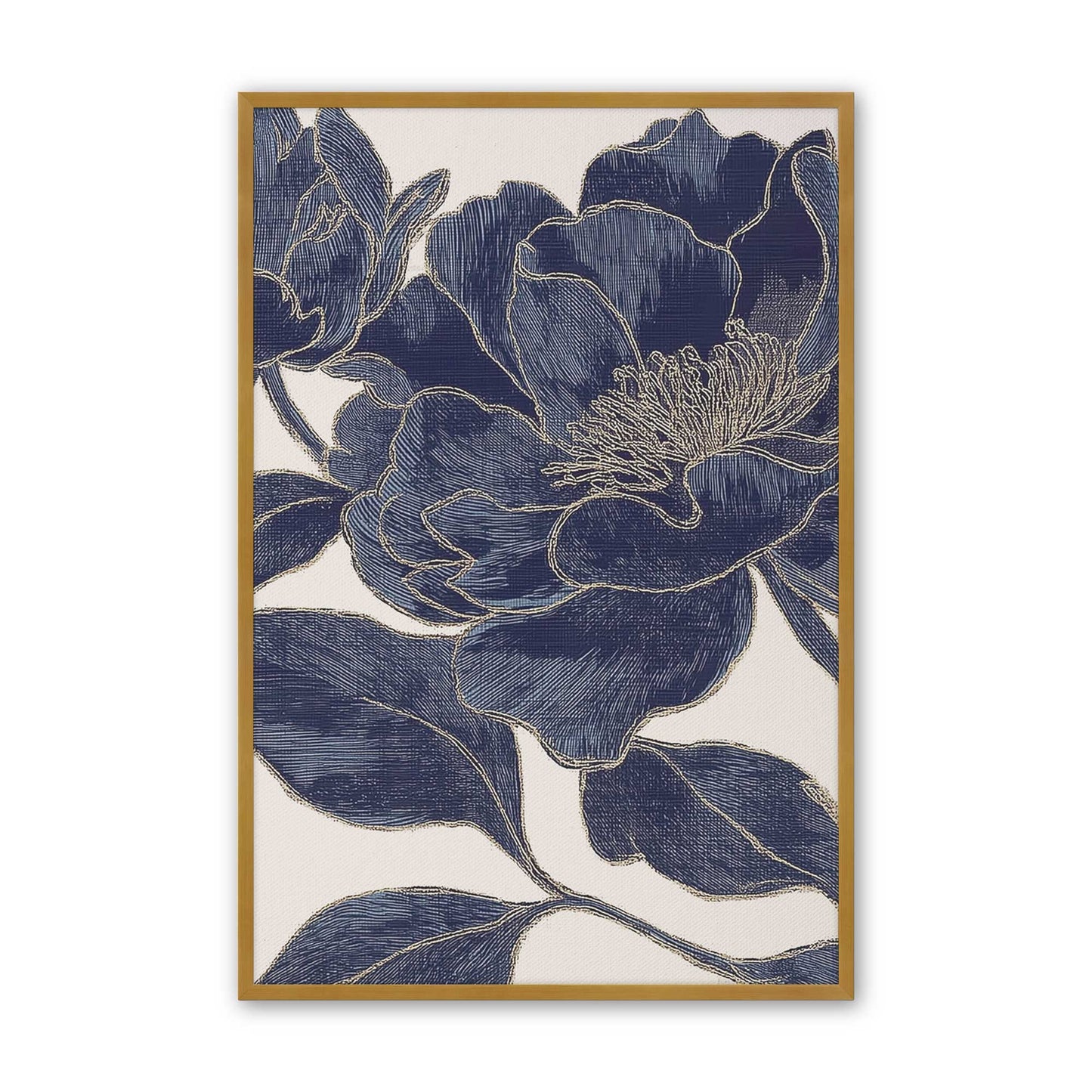 [Color:Polished Gold], Picture of art in a Polished Gold frame
