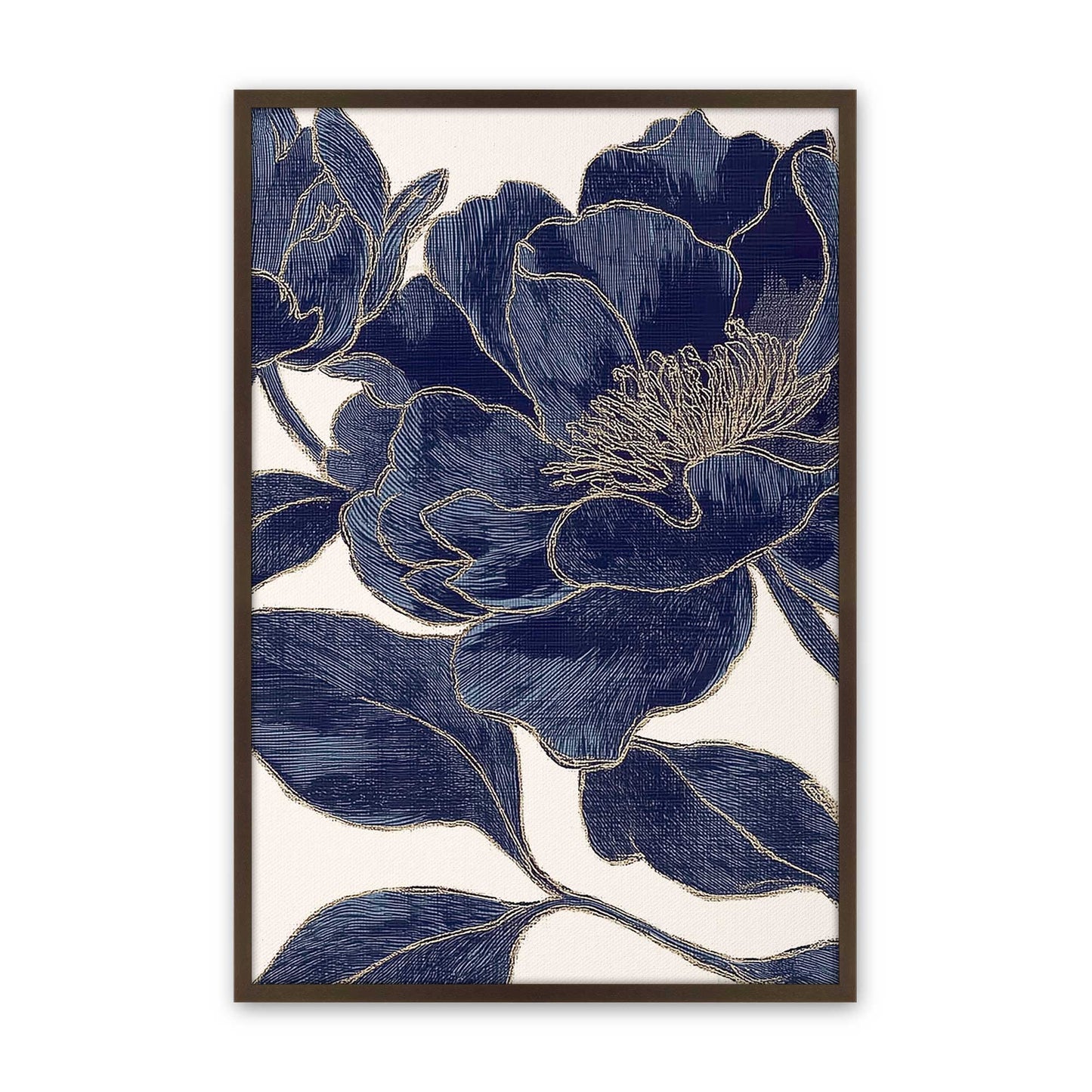 [Color:Belvinder Brown], Picture of art in a Belvinder Brown frame