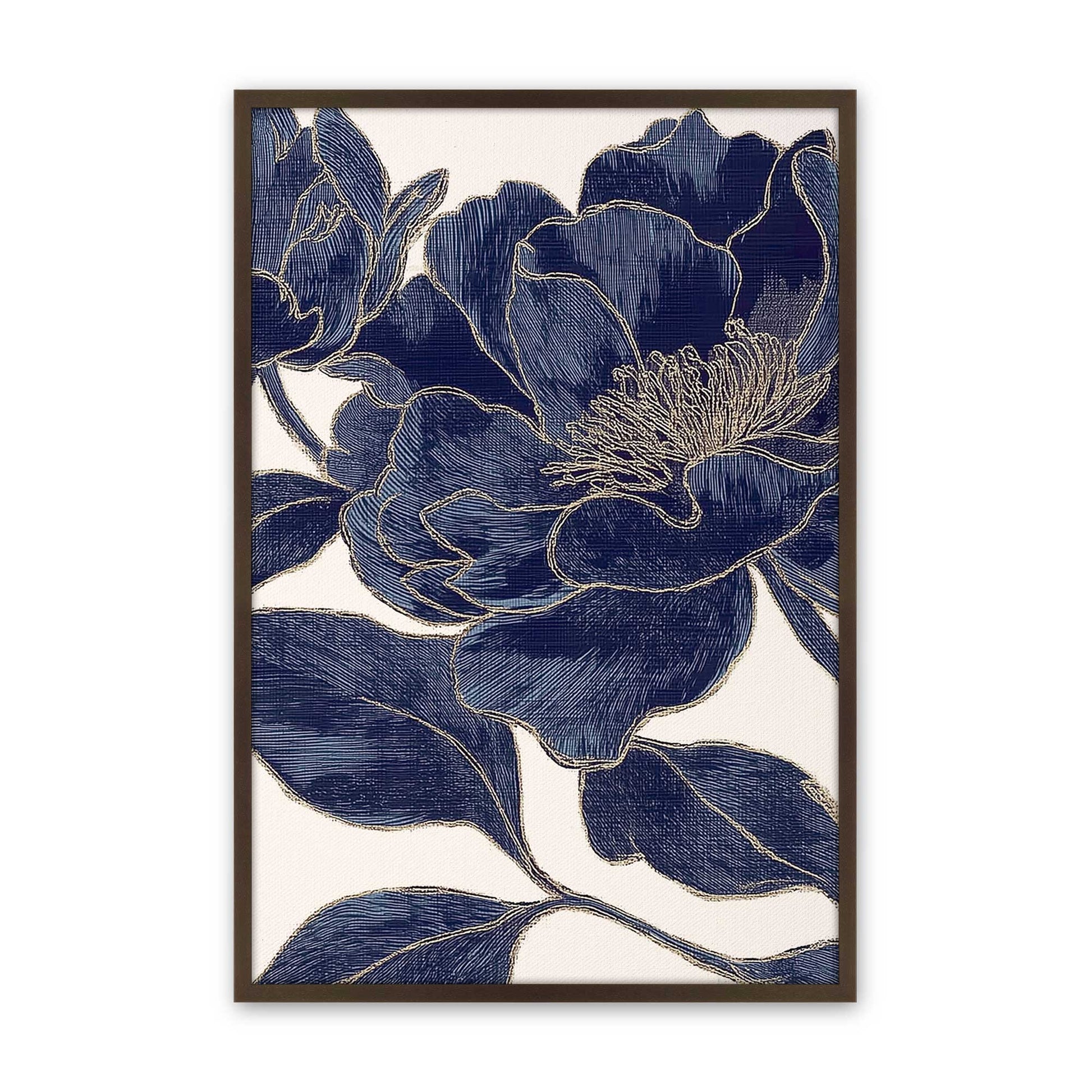 [Color:Belvinder Brown], Picture of art in a Belvinder Brown frame