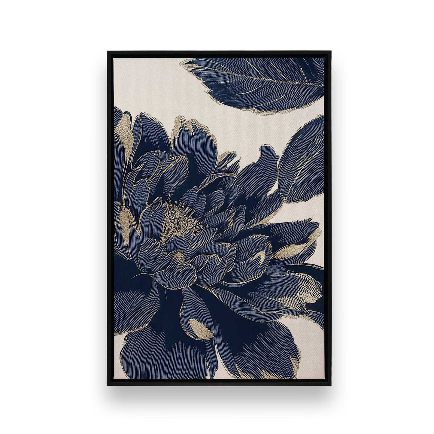 [Color:Satin Black], Picture of art in a Satin Black frame
