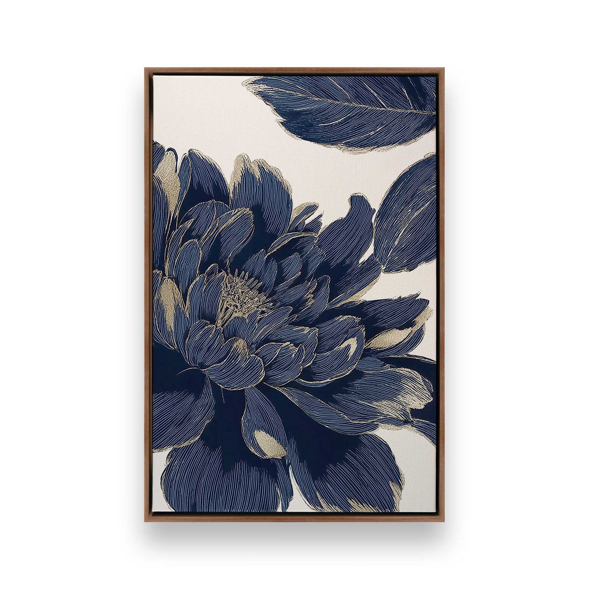 [Color:Walnut], Picture of art in a Walnut frame