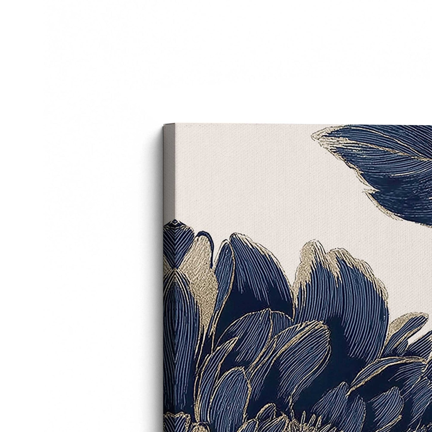 [Color:Stretched Canvas], Picture of the corner of the art