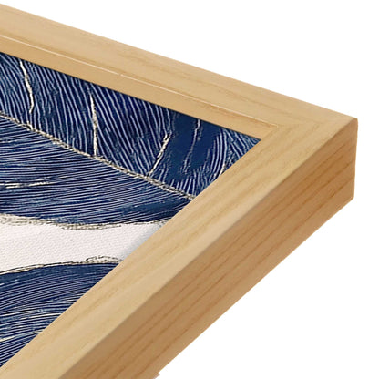 [Color:American Maple], Picture of art in a American Maple frame at an angle