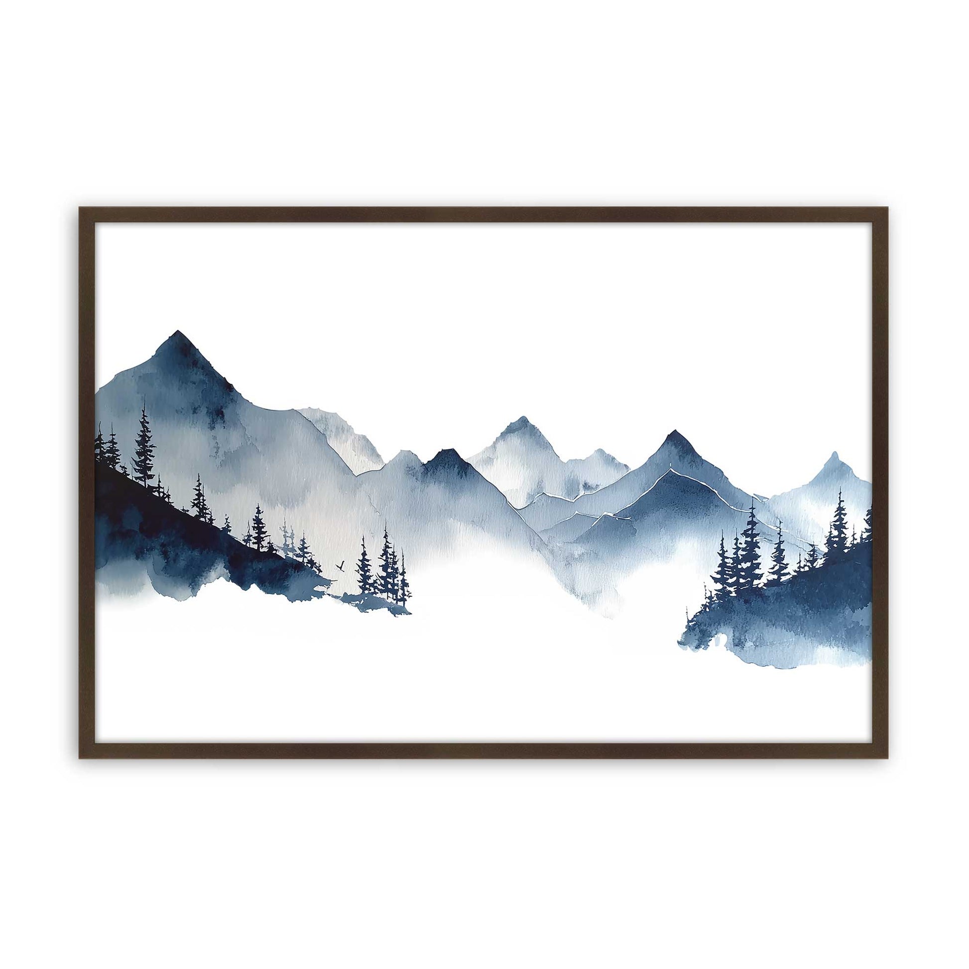 [Color:Belvinder Brown], Picture of art in a Belvinder Brown frame