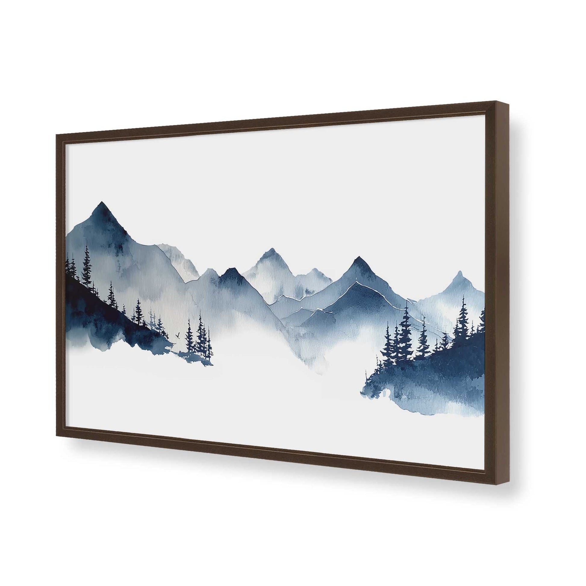 [Color:Belvinder Brown], Picture of art in a Belvinder Brown frame of the corner