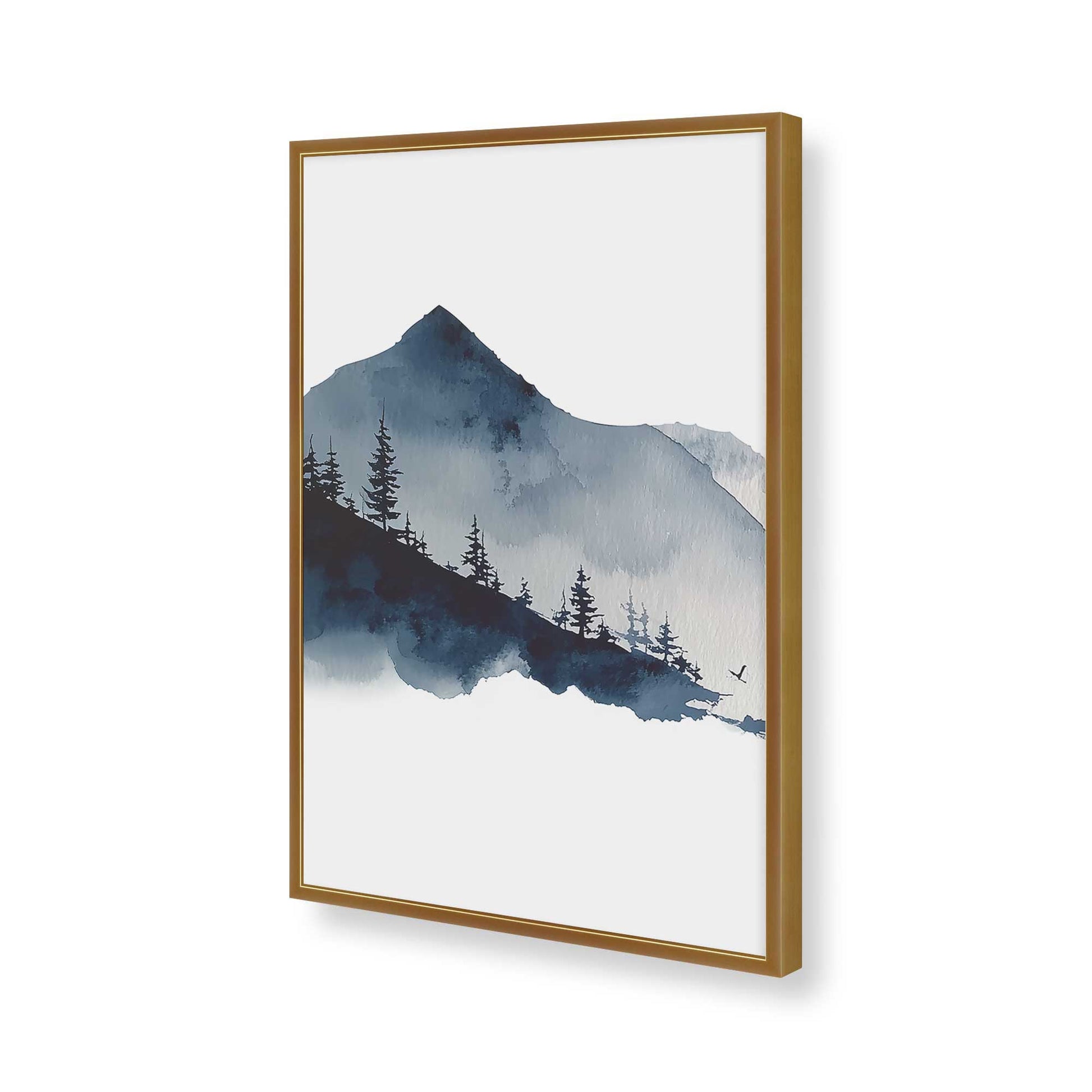 [Color:Polished Gold], Picture of art in a Polished Gold frame of the corner