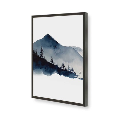 [Color:Satin Black], Picture of art in a Satin Black frame of the corner