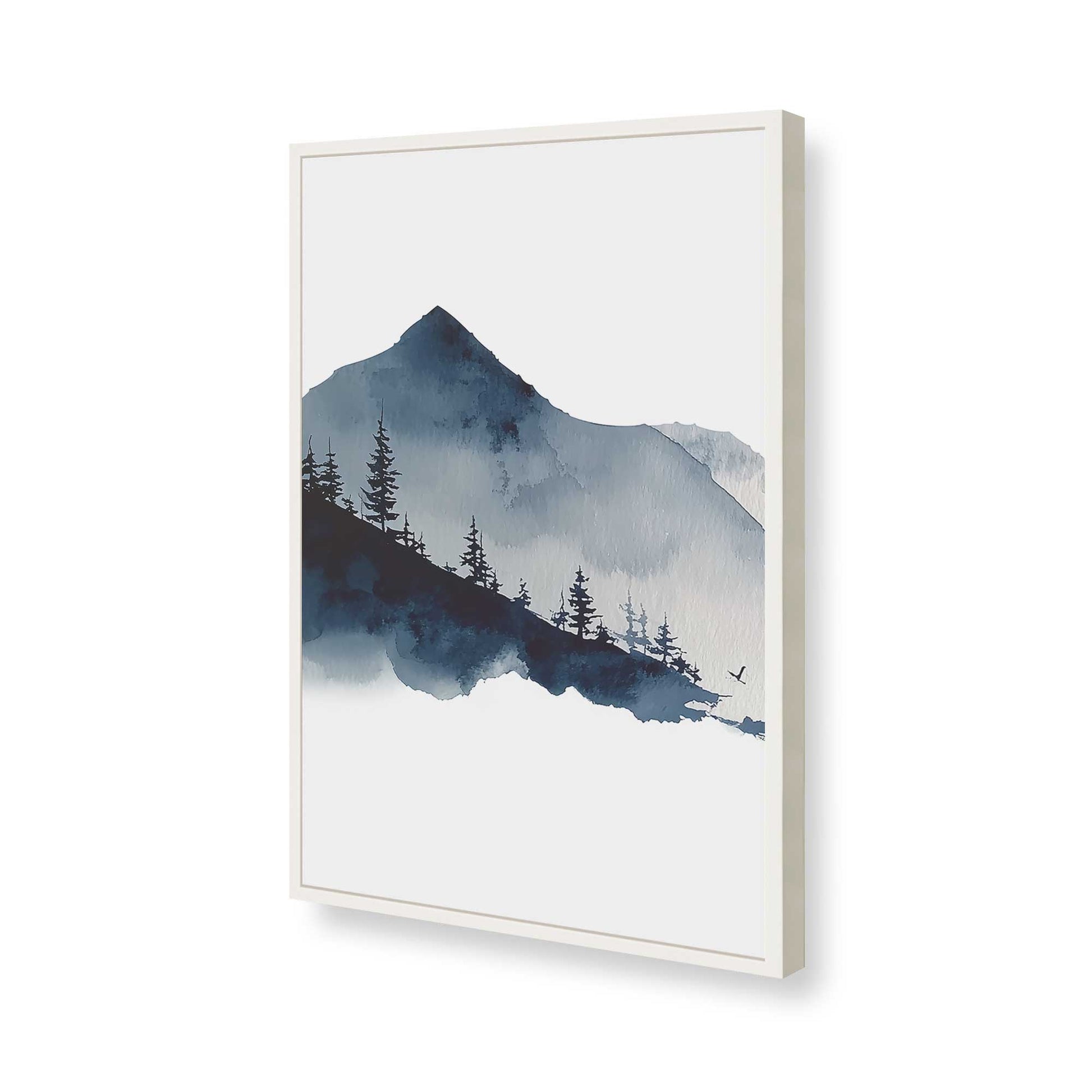 [Color:Opaque White], Picture of art in a Opaque White frame of the corner