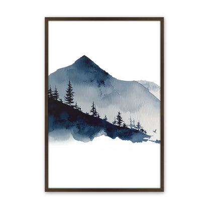 [Color:Brown], Picture of art in a Brown frame