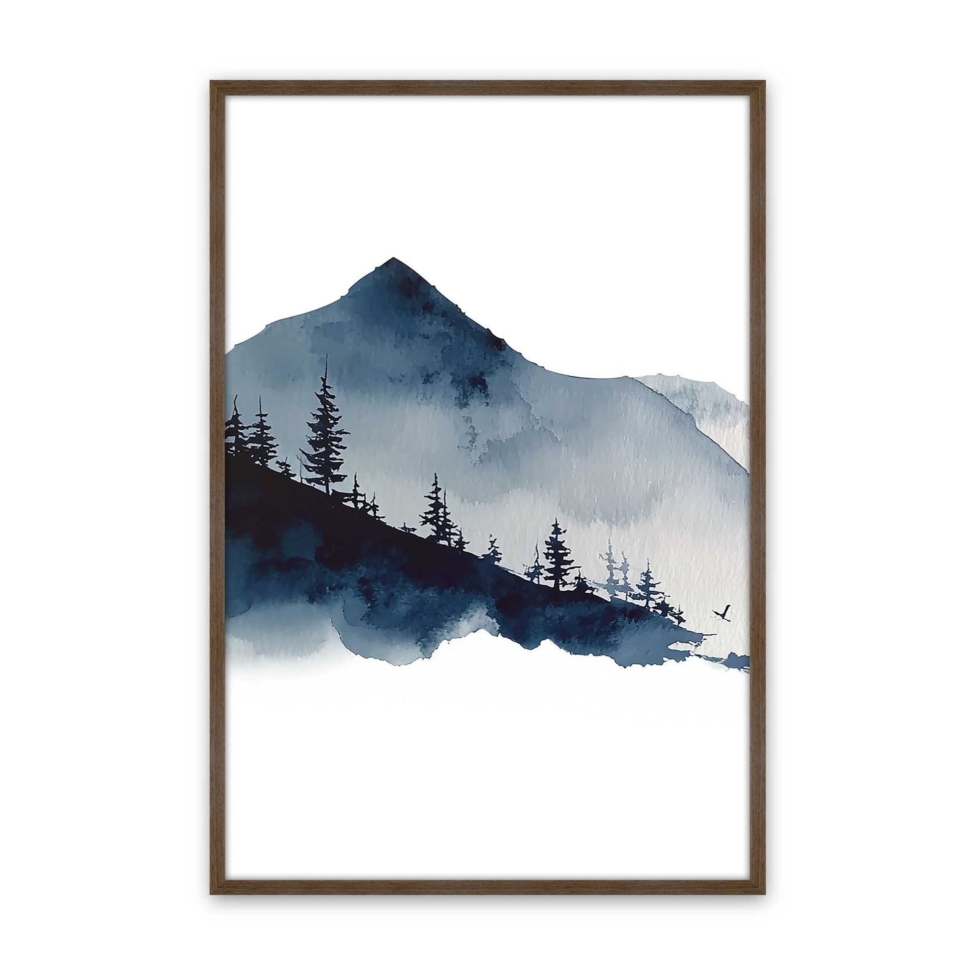 [Color:Walnut], Picture of art in a Walnut frame