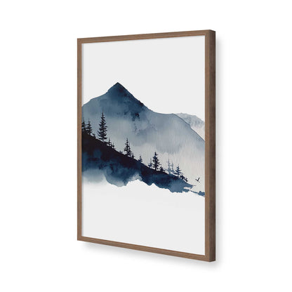 [Color:Walnut], Picture of art in a Walnut frame of the corner