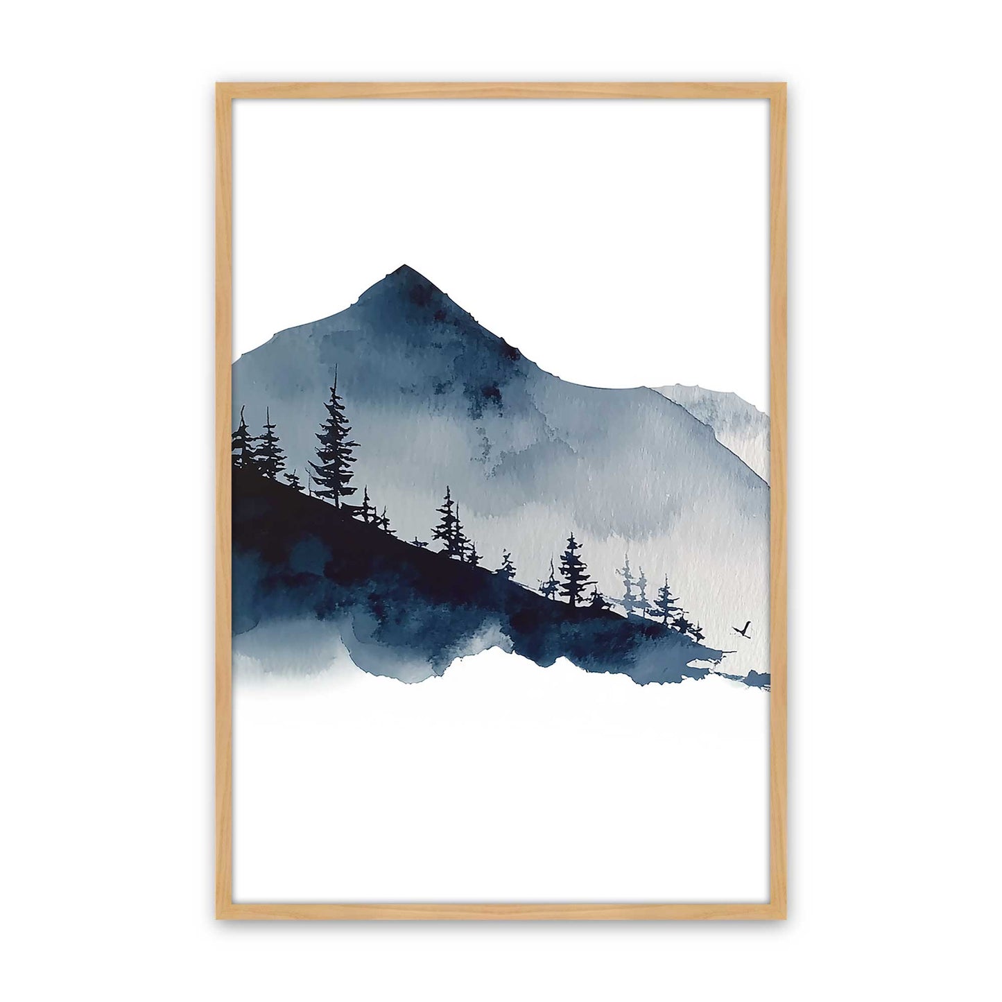 [Color:American Maple], Picture of art in a American Maple frame