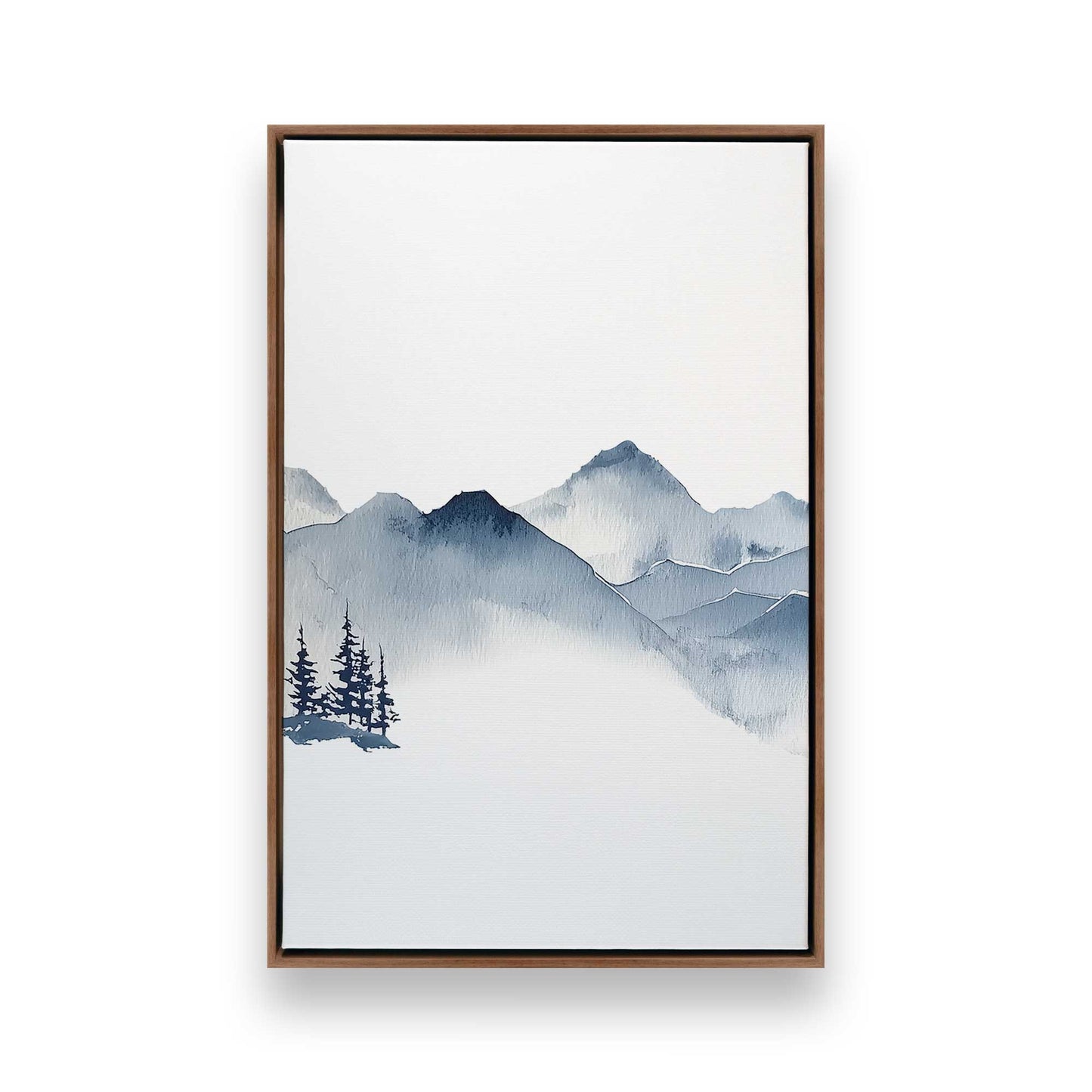 [Color:Walnut], Picture of art in a Walnut frame