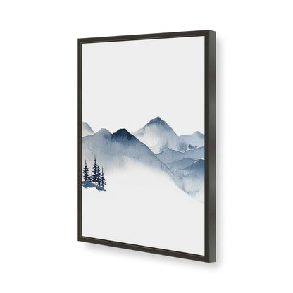 [Color:Satin Black], Picture of art in a Satin Black frame of the corner