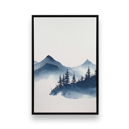 [Color:Satin Black], Picture of art in a Satin Black frame