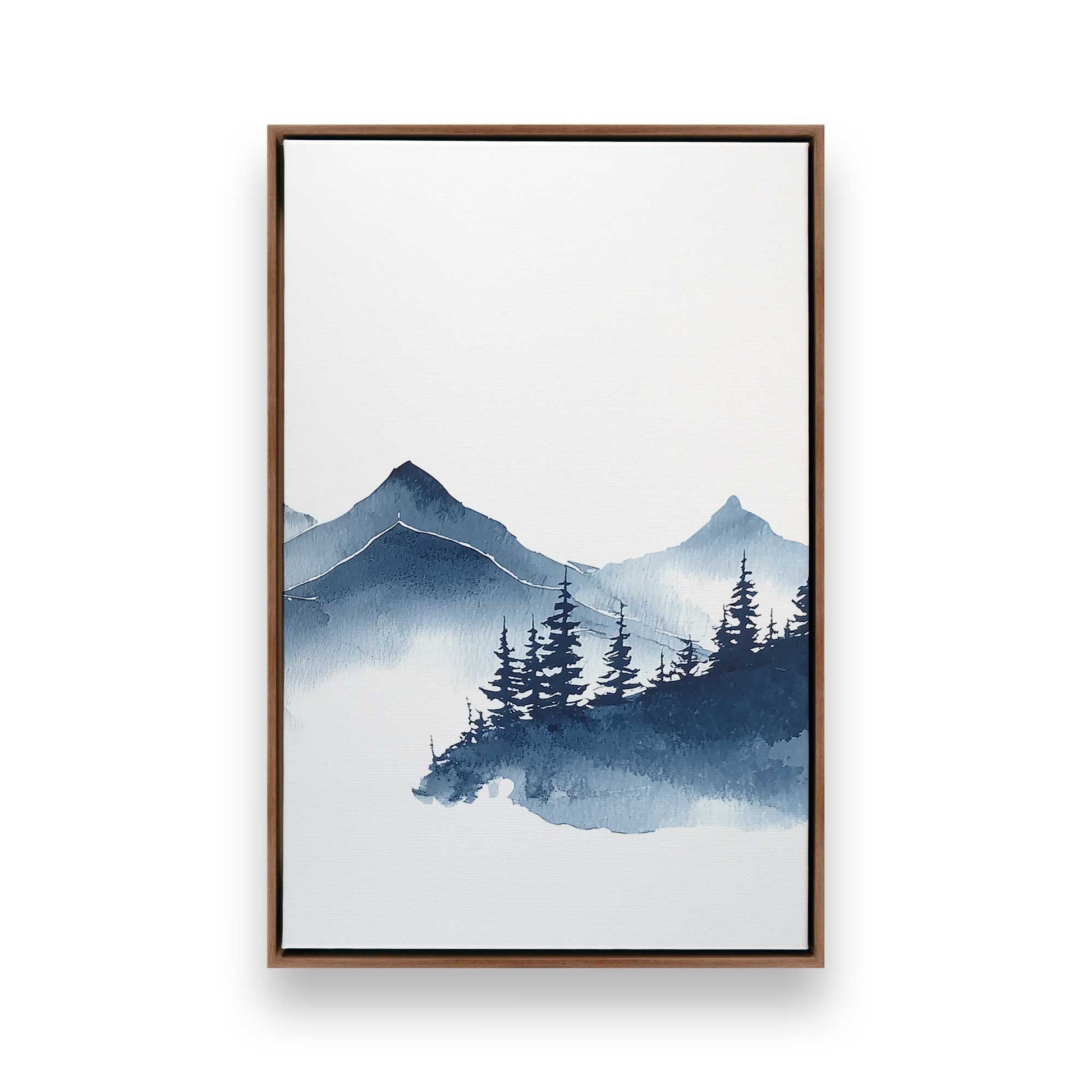 [Color:Walnut], Picture of art in a Walnut frame