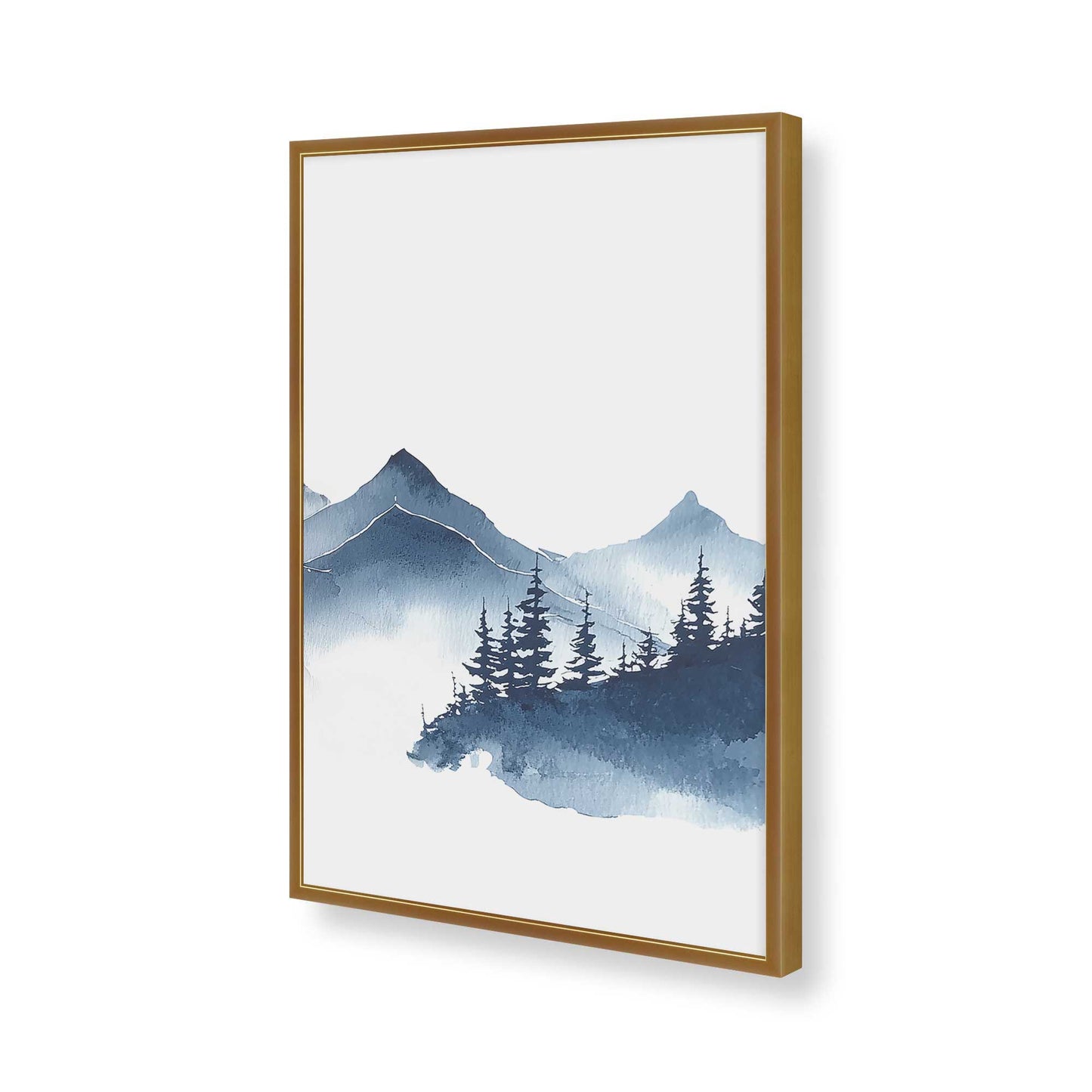 [Color:Polished Gold], Picture of art in a Polished Gold frame of the corner
