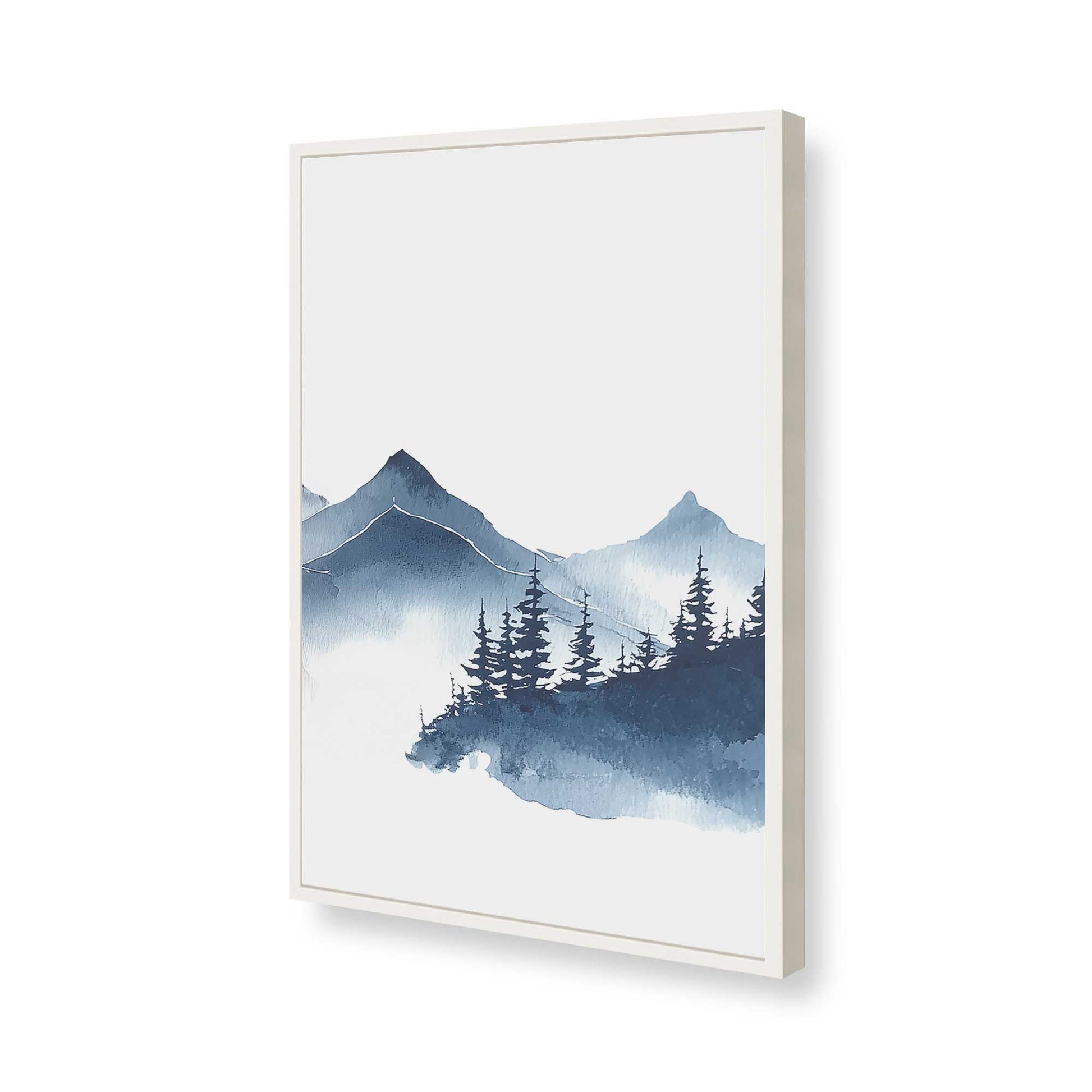 [Color:Opaque White], Picture of art in a Opaque White frame of the corner