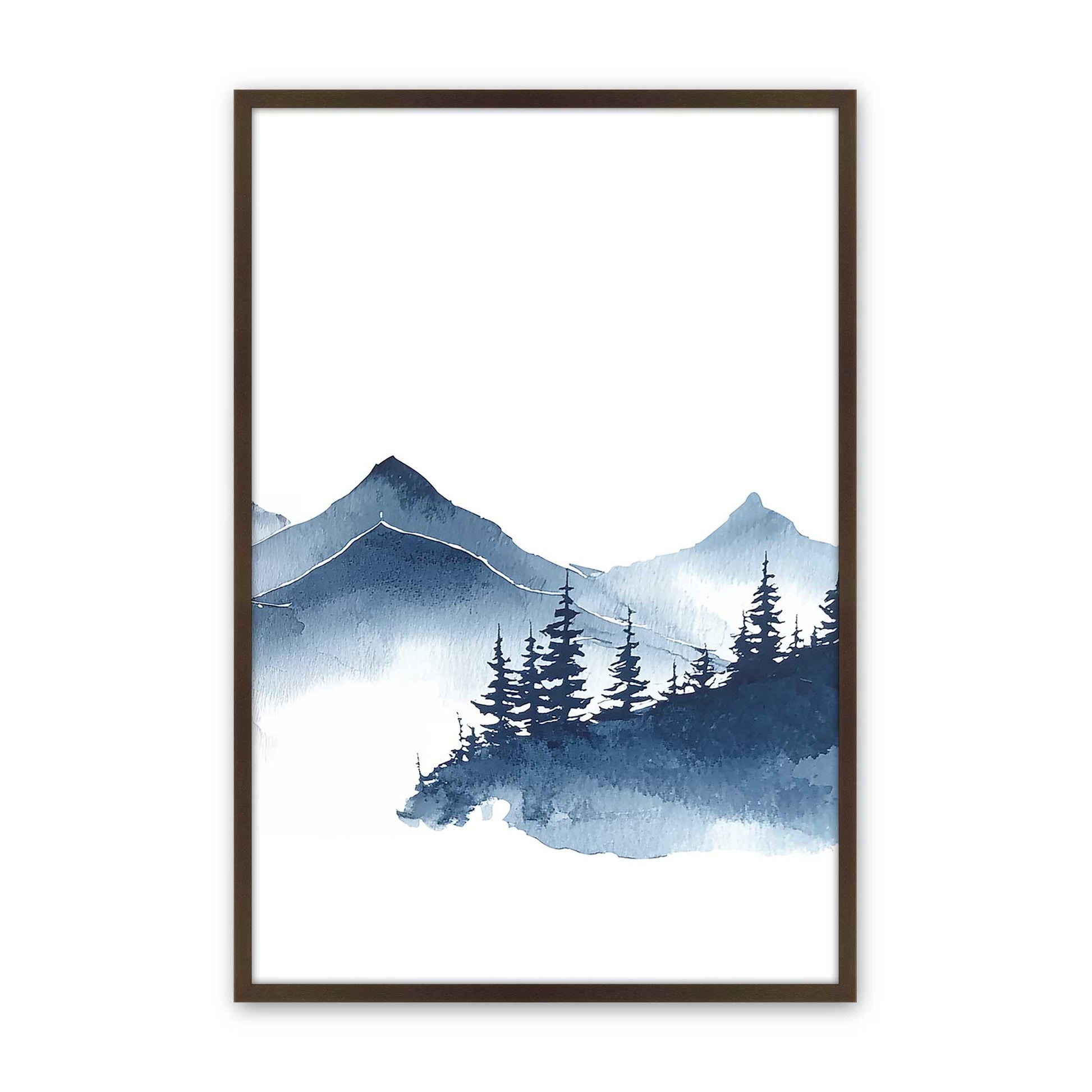 [Color:Brown], Picture of art in a Brown frame
