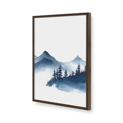 [Color:Brown], Picture of art in a Brown frame of the corner