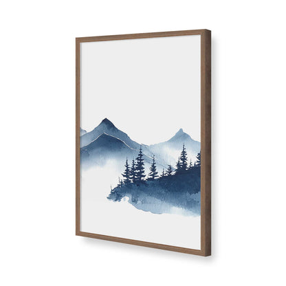 [Color:Walnut], Picture of art in a Walnut frame of the corner