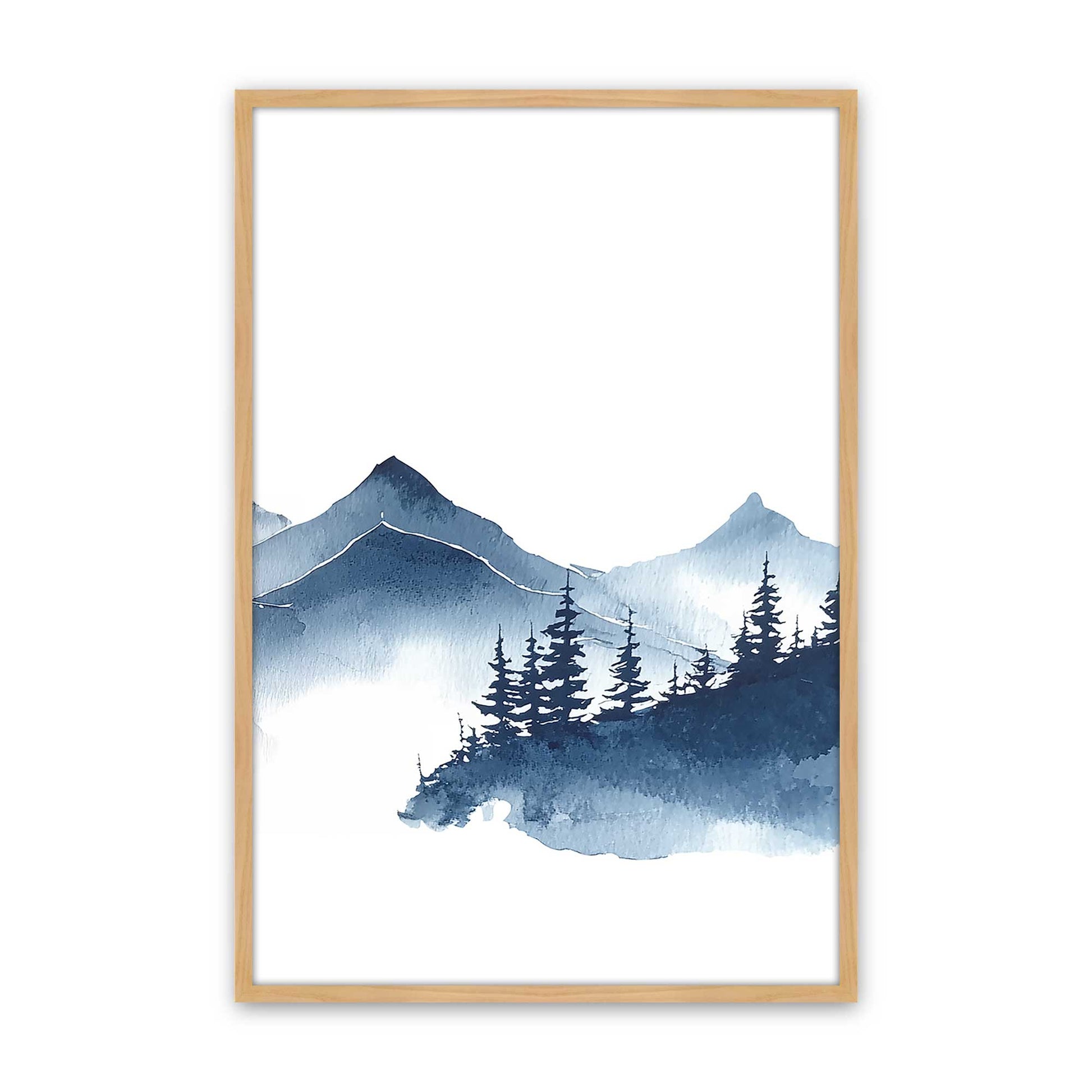 [Color:American Maple], Picture of art in a American Maple frame