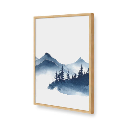 [Color:American Maple], Picture of art in a American Maple frame of the corner