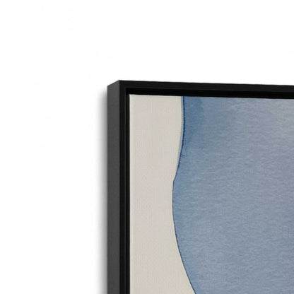 [Color:Satin Black], Picture of art in a Satin Black frame at an angle