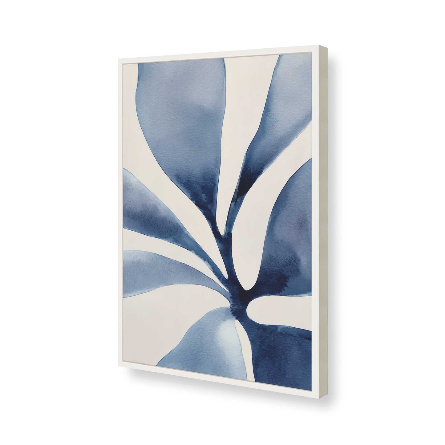 [Color:Opaque White], Picture of art in a Opaque White frame of the corner