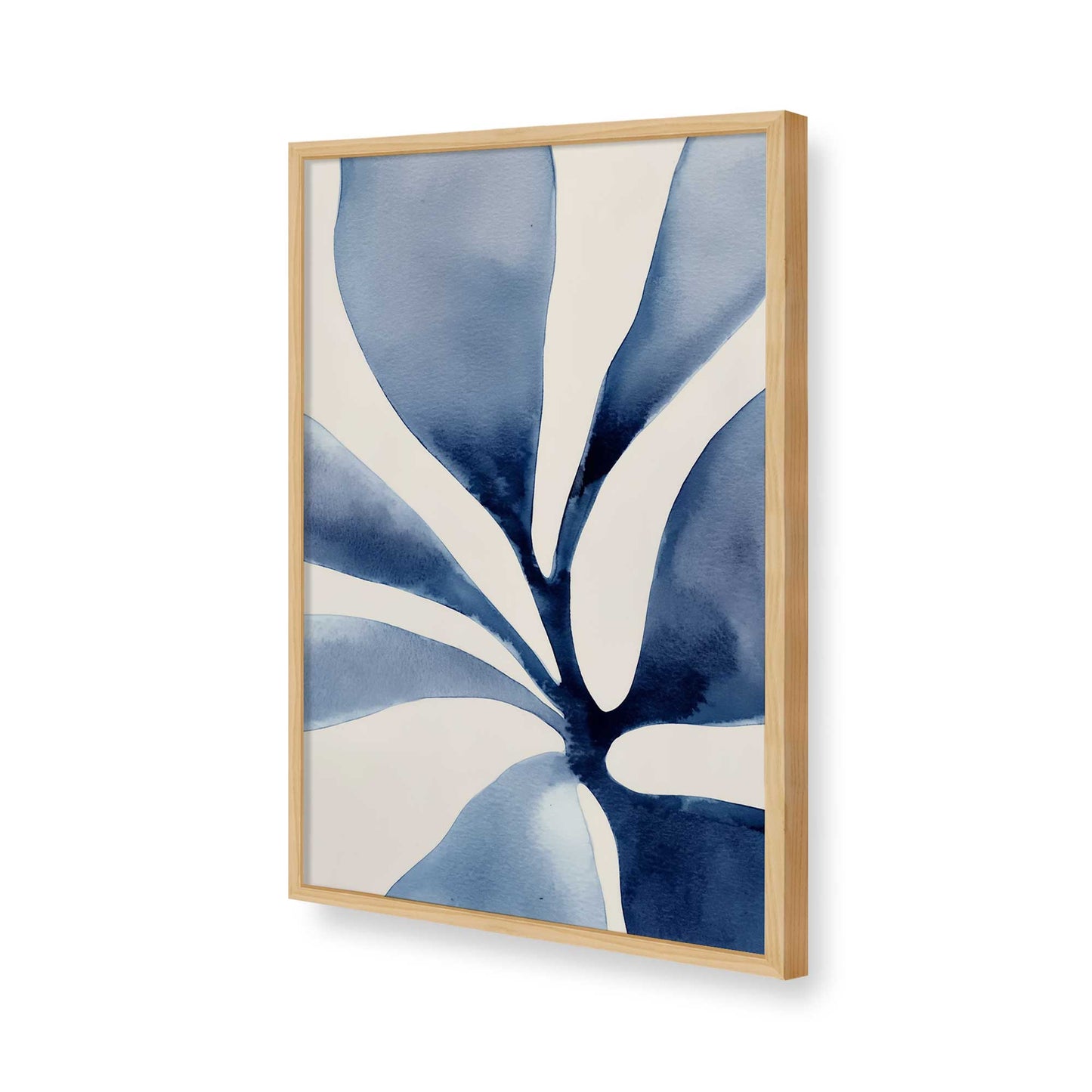 [Color:American Maple], Picture of art in a American Maple frame of the corner