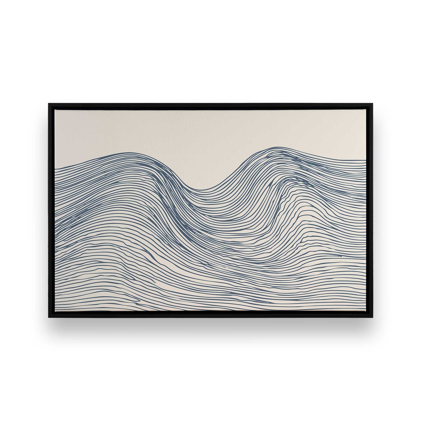 [Color:Satin Black], Picture of art in a Satin Black frame