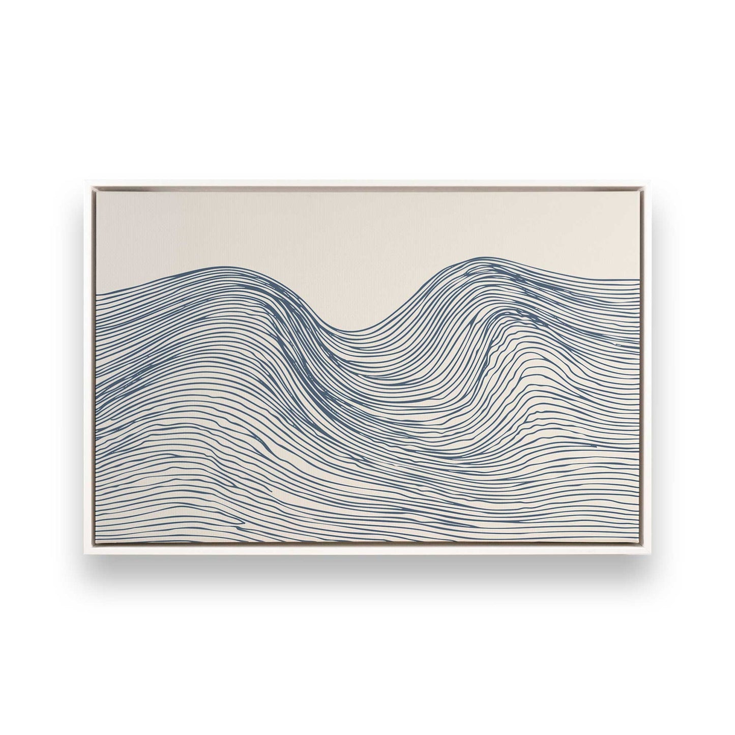 [Color:Opaque White], Picture of art in a White frame