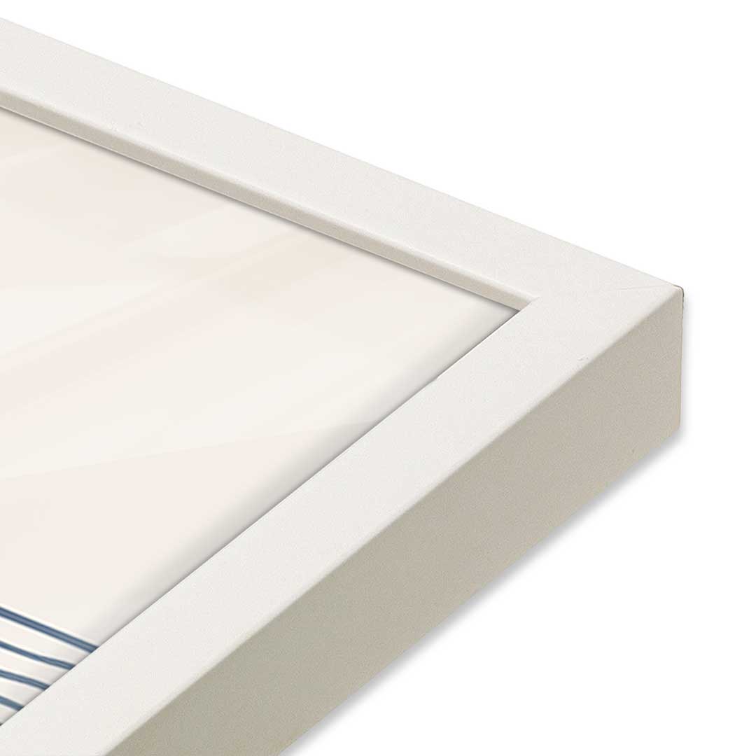 [Color:Opaque White], Picture of art in a Opaque White frame at an angle