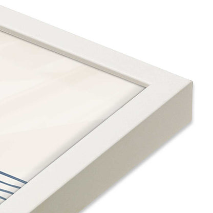 [Color:Opaque White], Picture of art in a Opaque White frame at an angle