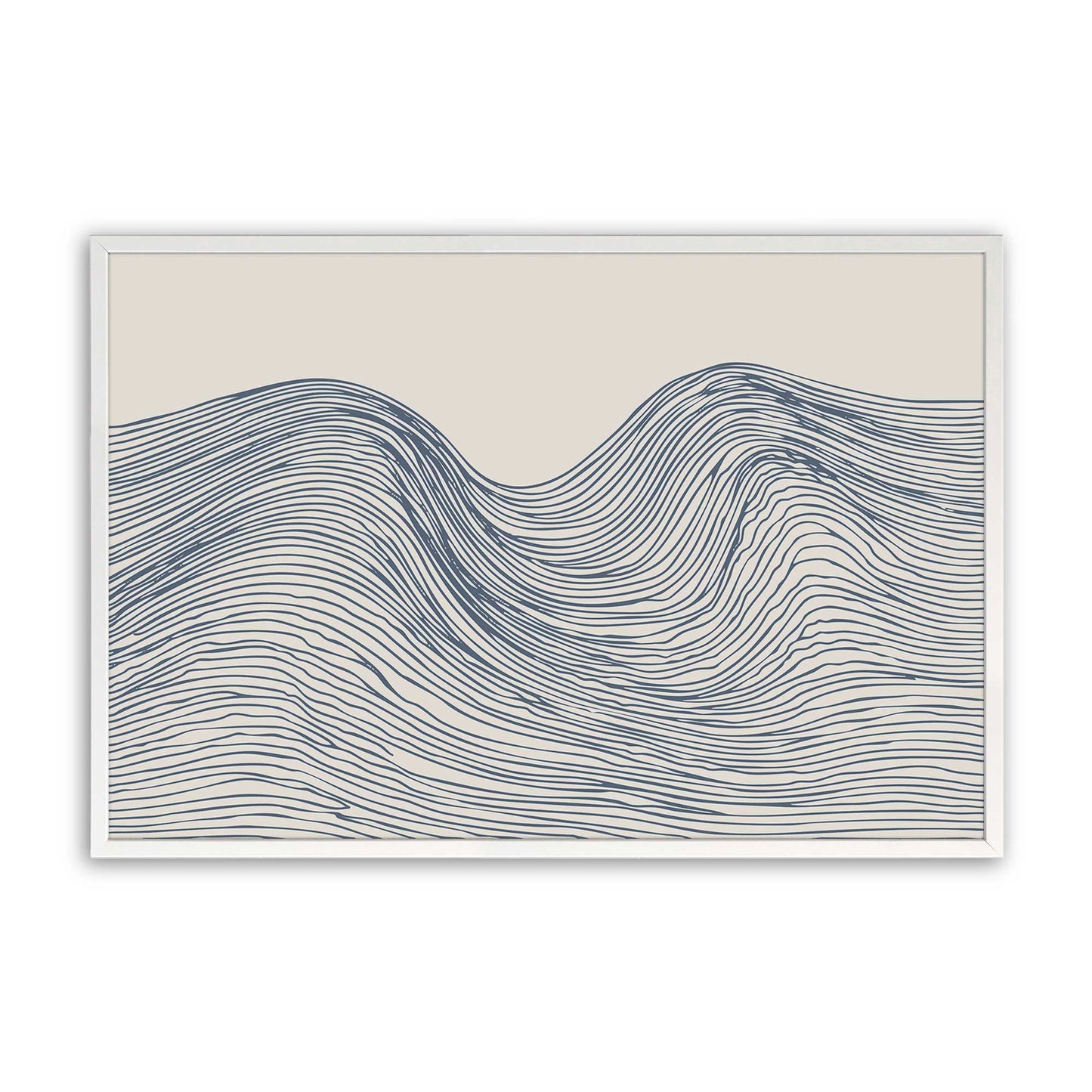 [Color:Opaque White], Picture of art in a Opaque White frame