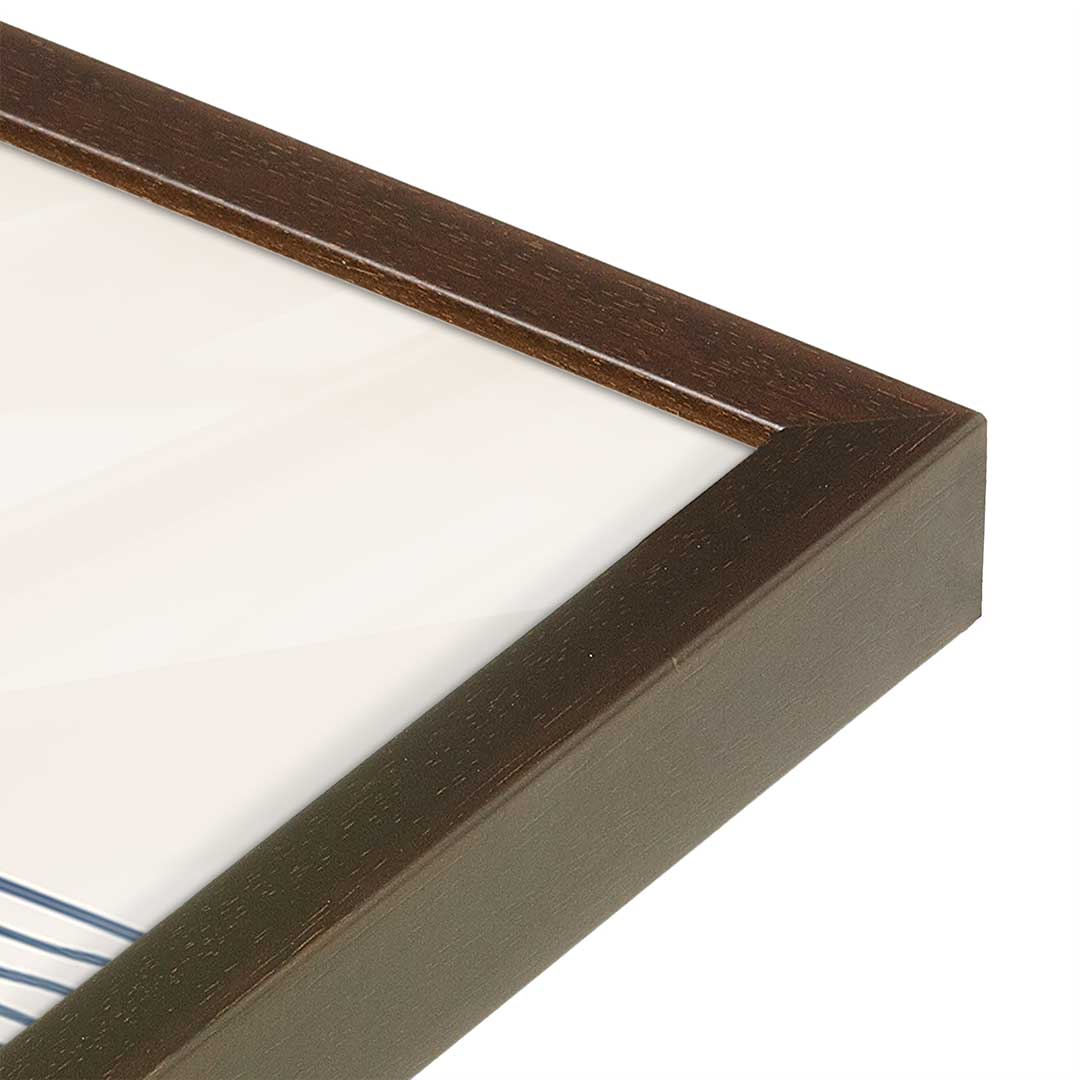 [Color:Belvinder Brown], Picture of art in a Belvinder Brown frame at an angle