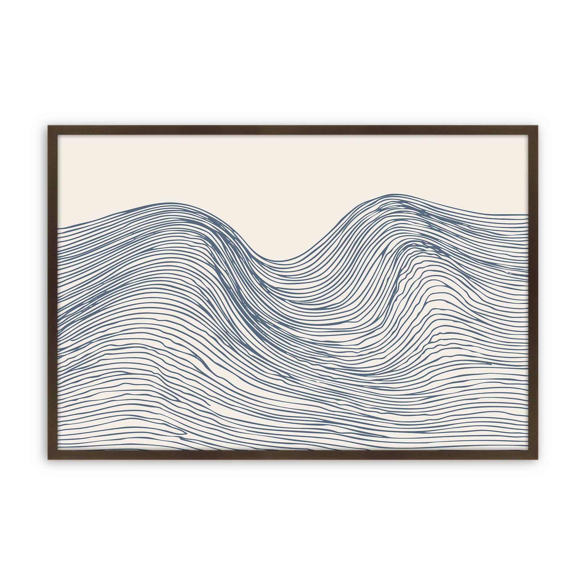 [Color:Brown], Picture of art in a Brown frame