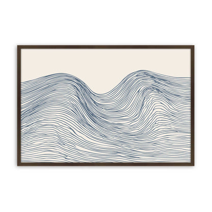 [Color:Brown], Picture of art in a Brown frame