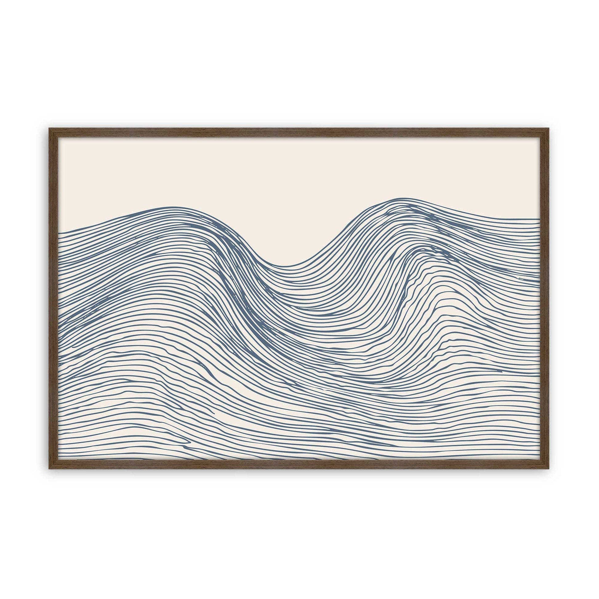 [Color:Walnut], Picture of art in a Walnut frame