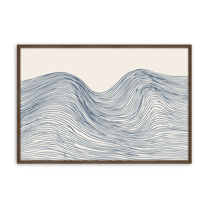 [Color:Walnut], Picture of art in a Walnut frame